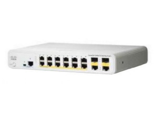 Catalyst 2960C Switch 12 FE PoE, 2 x Dual Uplink, Lan Base, WS-C2960C-12PC-L